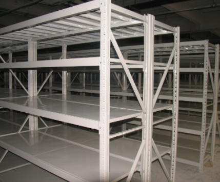 组装式隔板货架人工取货方式.常用的仓储货架种类